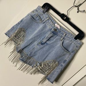 Diamond Tassel Shorts